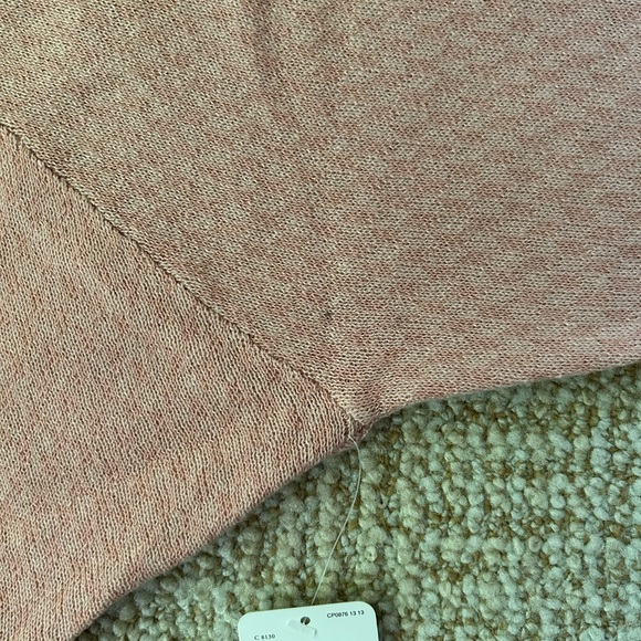 NWT Free People Begin Again Midi Sweater Dress in Peach/Pink/Mink Combo - Small - Picture 14 of 14